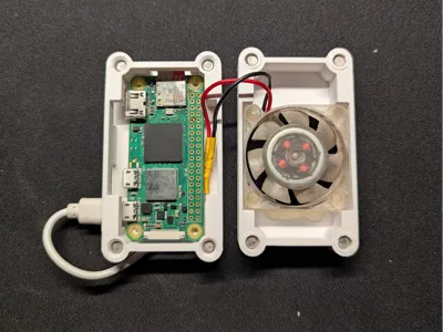 Raspberry Pi Zero 2 W Case With Fan