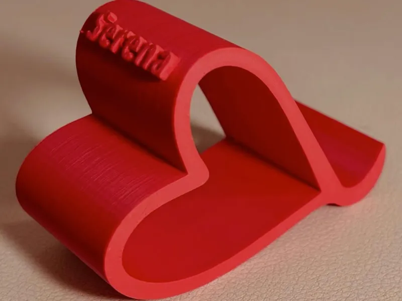Portacellulare Design Cuore -Nome personalizzabile