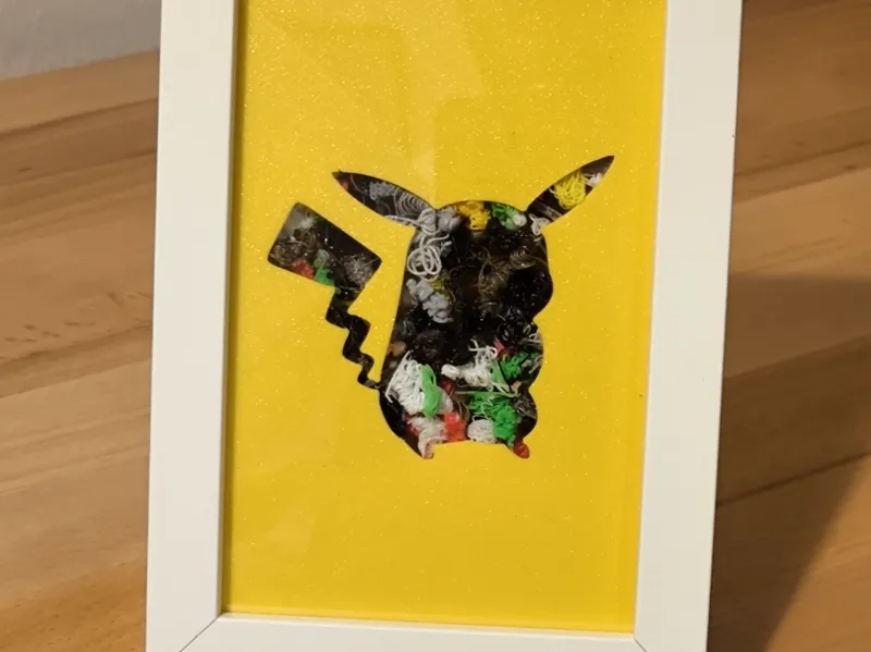 Pikachu purga - IKEA RÖDALM - 10x15 cm