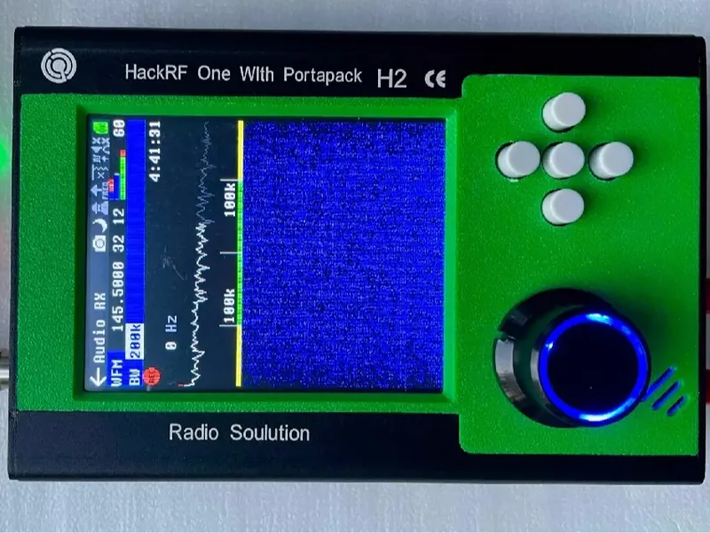 HackRF PortaPack H2 case front panel