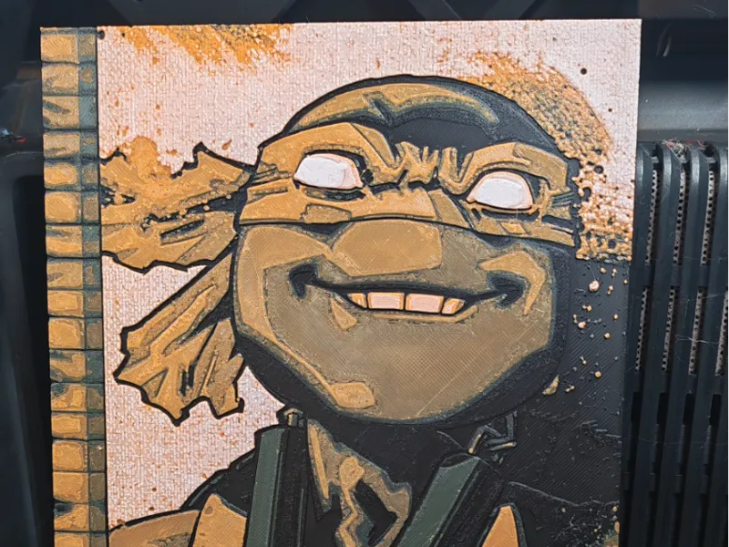 HUEFORGE TMNT The IDW Collection Michelangelo V7