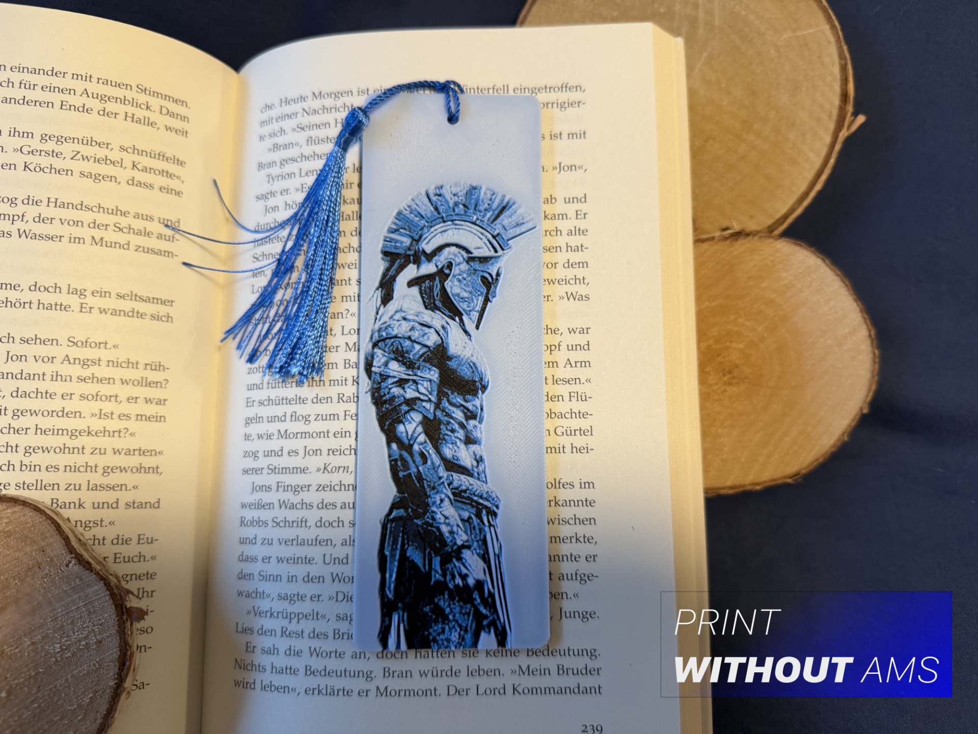 Spartan Warrior Bookmark