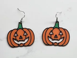 Jack O Lantern Earrings