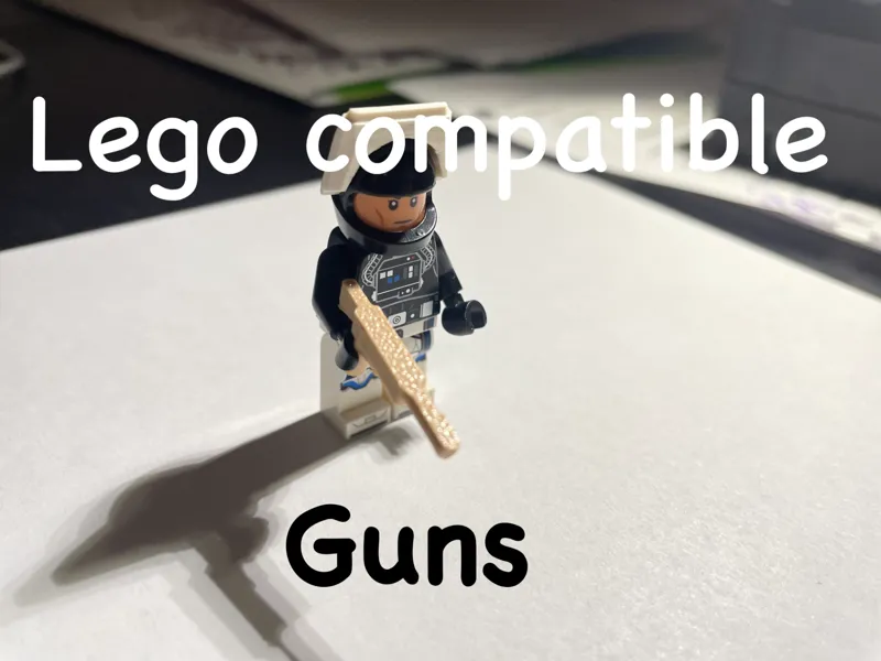 Minifigure Compatible Weapons