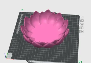 Caja o estuche: Lotus Candy Dish – 3D Printed Flower Bowl — vista de referencia 5