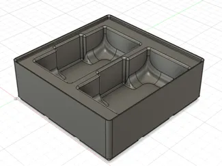 Gridfinity double tape measure holder