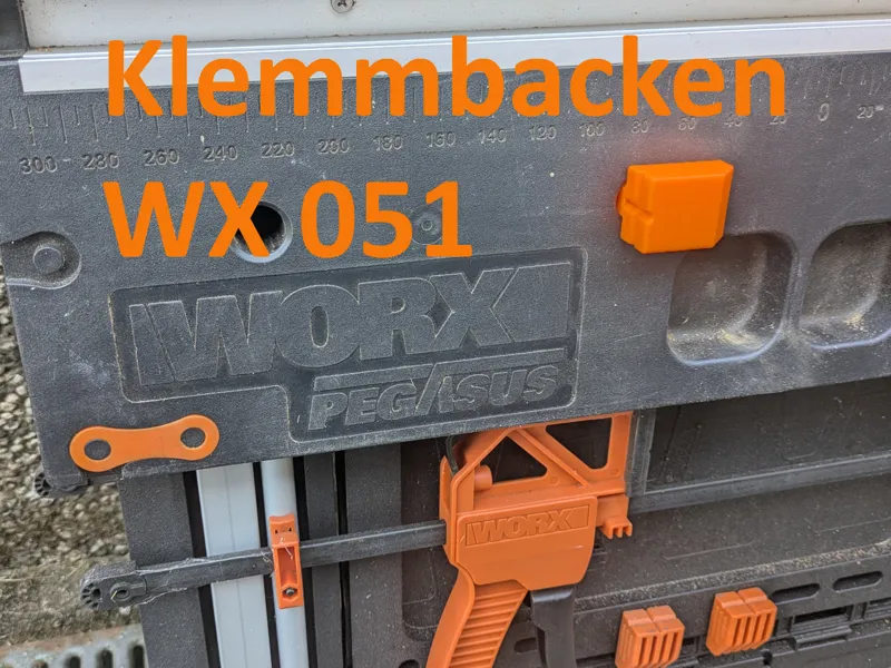 Worx Pegasus WX051 Klemmbacken