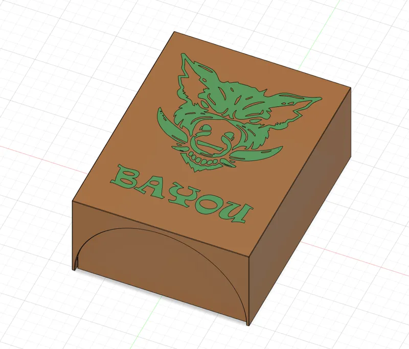Malifaux Bayou fate deck / card holder