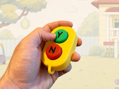 Bluey Yes No Button