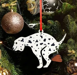 Poop dogs Christmas decoration edited for 2024