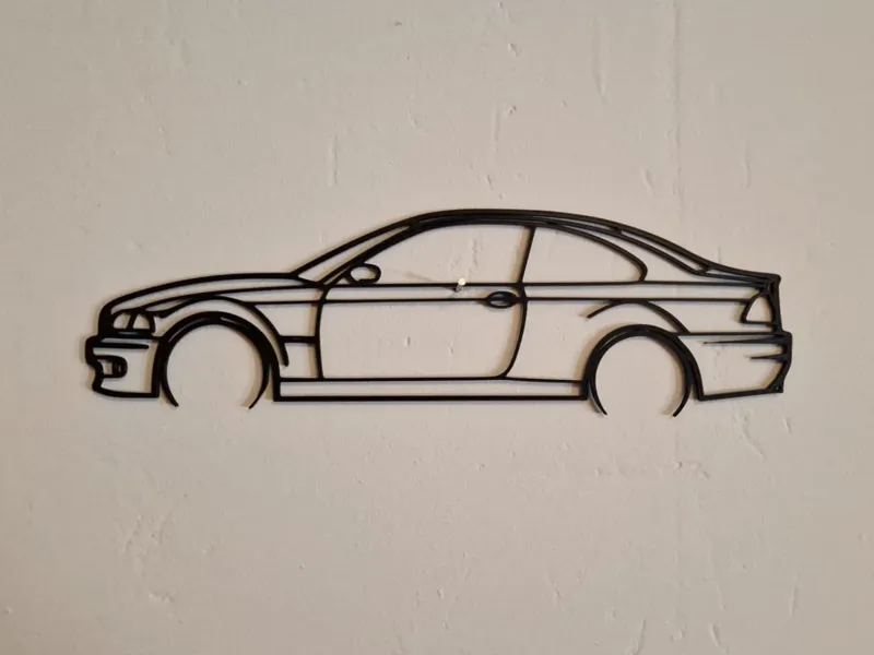BMW E46 Coupe Silhouette