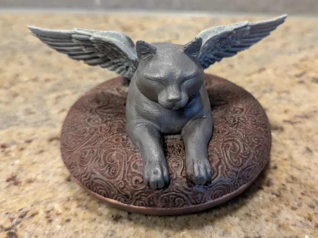 Cat Angel - Free 3D Print Model - MakerWorld