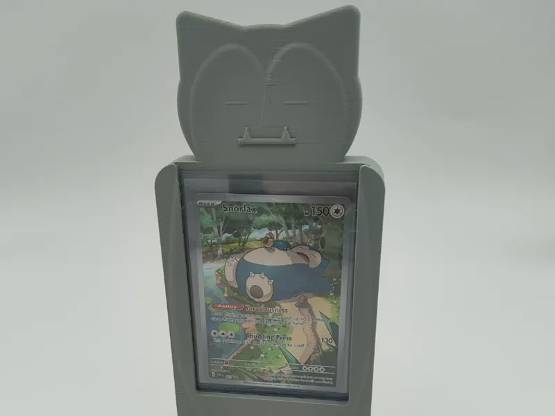 Snorlax card holder 