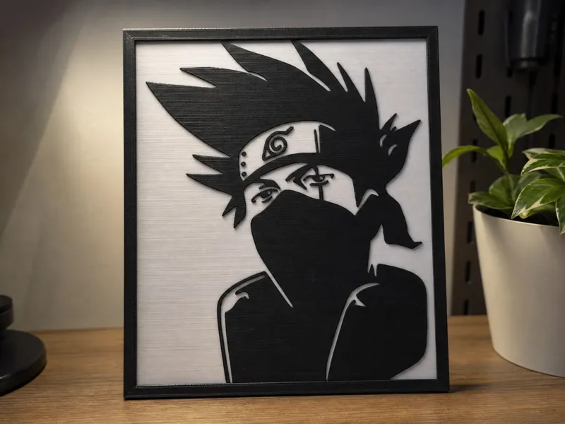Kakashi Hatake - Silhouette Wall Art 1