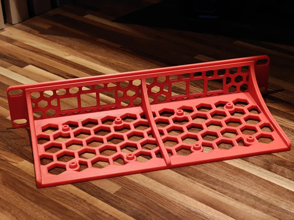 Dual Pi 10 inch Rack Shelf - Pi4 + Pi5 - Free 3D Print Model - MakerWorld