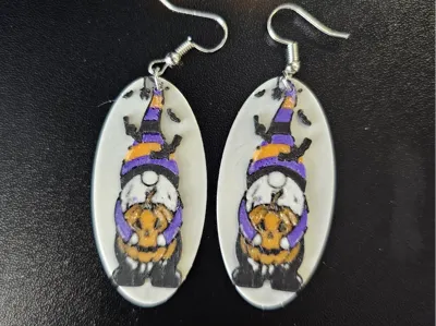 Halloween Gnome Earrings
