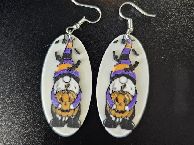 Halloween Gnome Earrings