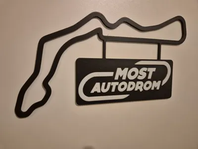 Autodrom Most Track Layout
