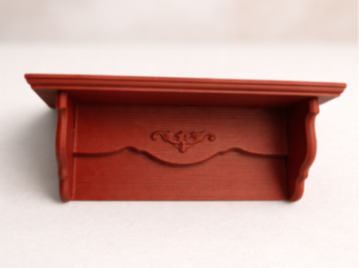 Victorian Mini Wall Shelf –Elegant Dollhouse Decor