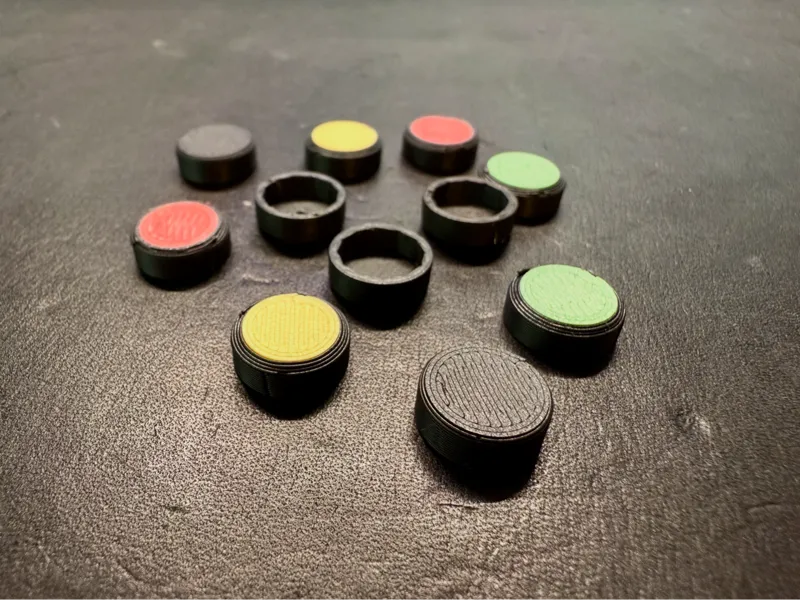 Fanatic Wheel Button Caps
