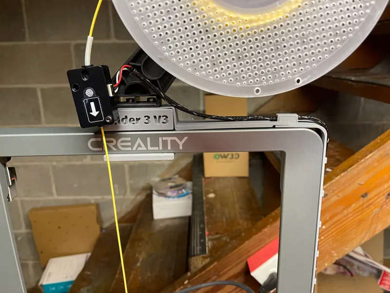 Ender3 v3 Top Spool mount with runout sensor