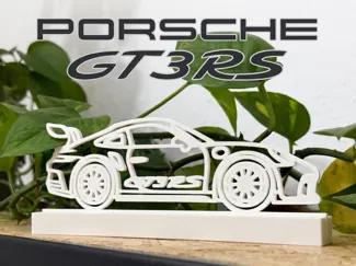 Porsche GT3 RS (Minimalist Silhouette Display)
