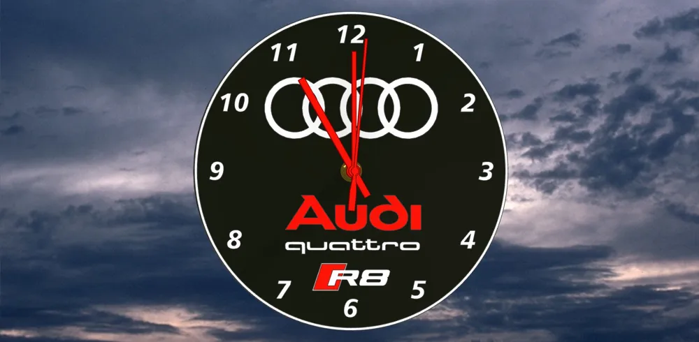 Audi R8 Dial for a Wall Clock - Free 3D Print Model - MakerWorld