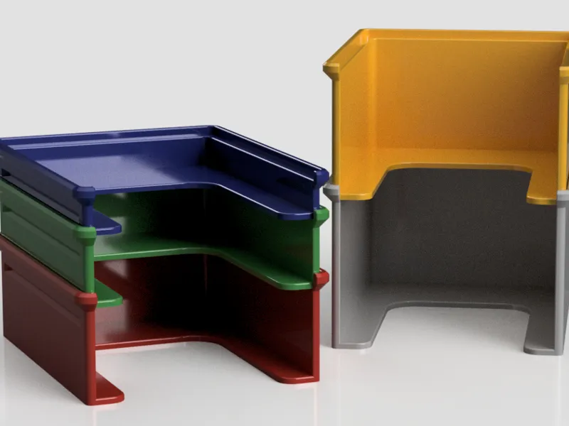 Board Game Card Trays and Token Trays Storage 