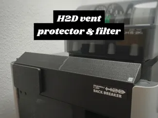 H2D/H2S/H2C - Vent protector and filter
