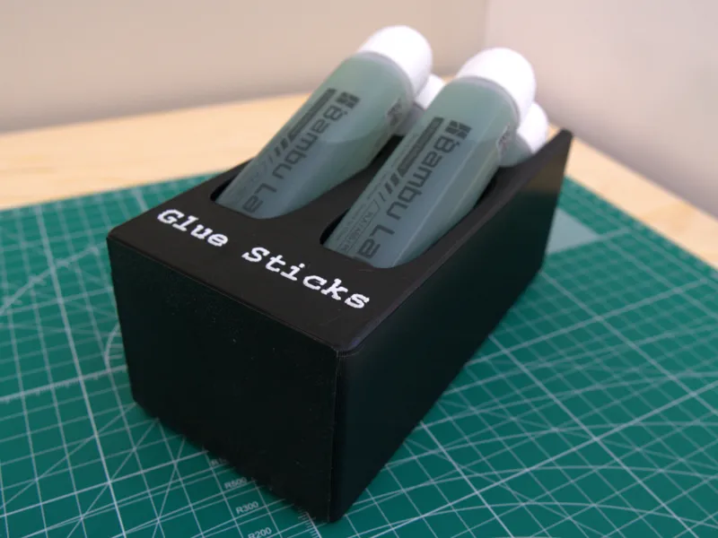 4x Liquid Glue Sticks Gridfinity Box (Bambu Lab)