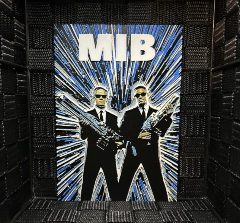 Hueforge Movie Poster - Men In Black - by JoDau MakerWorld: Download ...