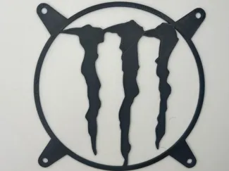 120mm Lüfter Abdeckung Monster Energy