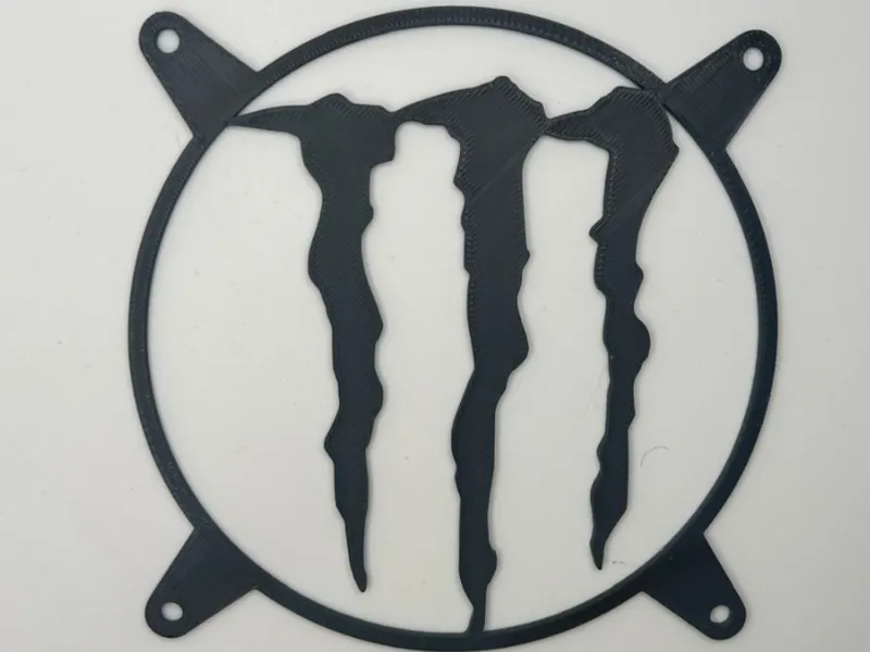 120mm Lüfter Abdeckung Monster Energy