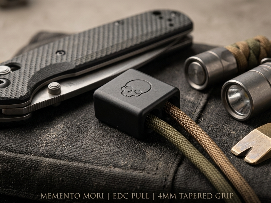 Memento Mori – EDC Paracord Zipper Pull