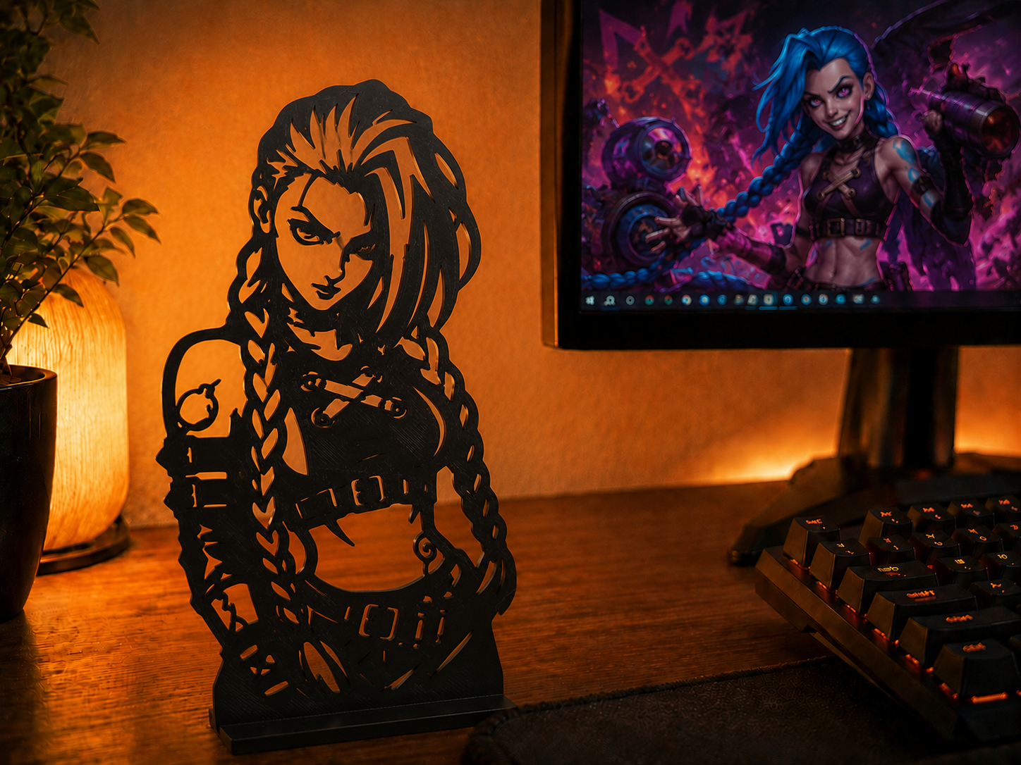League of Legends - Jinx Desk Decoration
