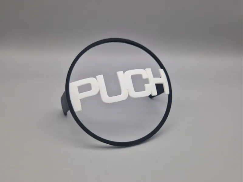 Puch Schrift Lichtgitter 