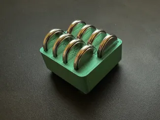 Gridfinity bin for CR2032 batteries