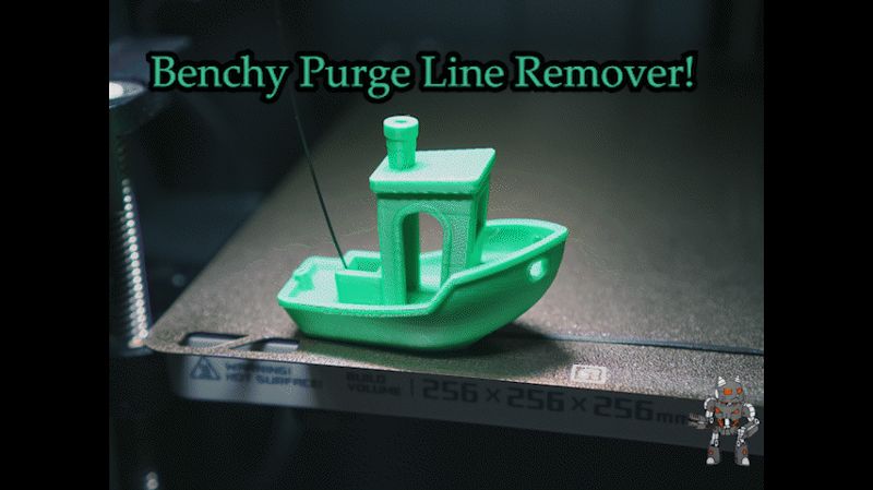 Benchy Purge Line Remover (Super Satisfying) 