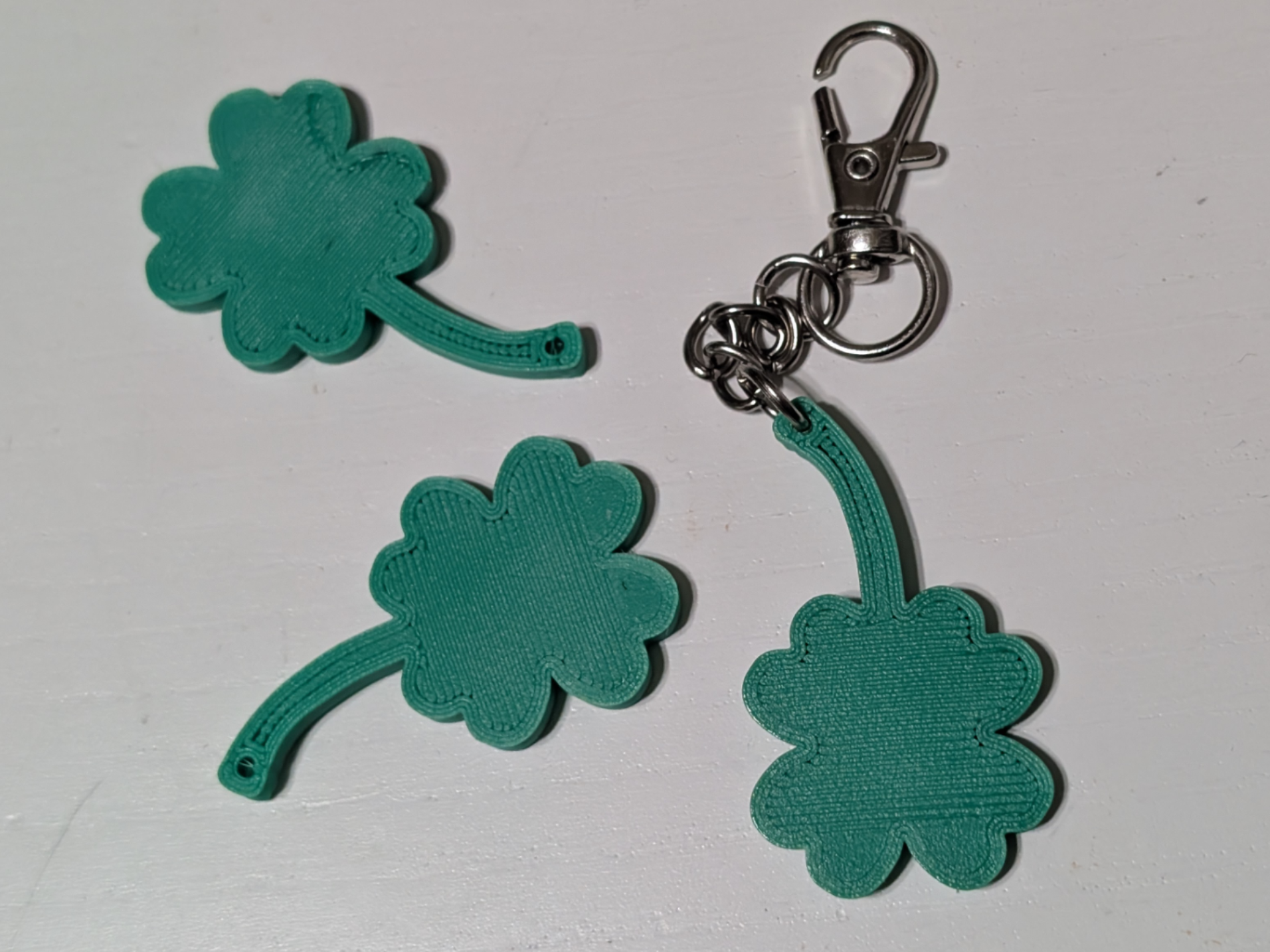 Mini Clover Keychain – Fast 5-Minute Print