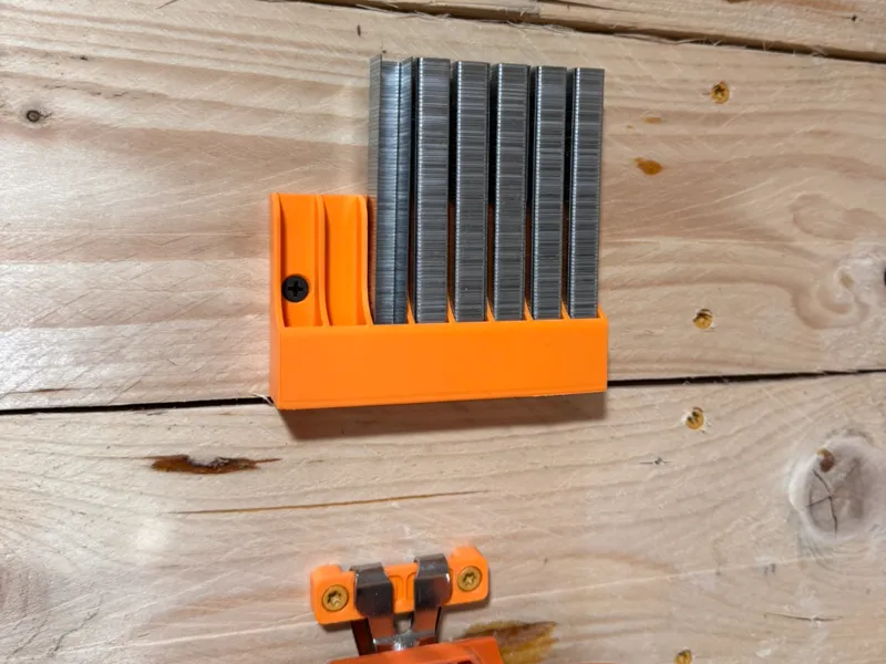 3/8in Crown Staple Wall Holder