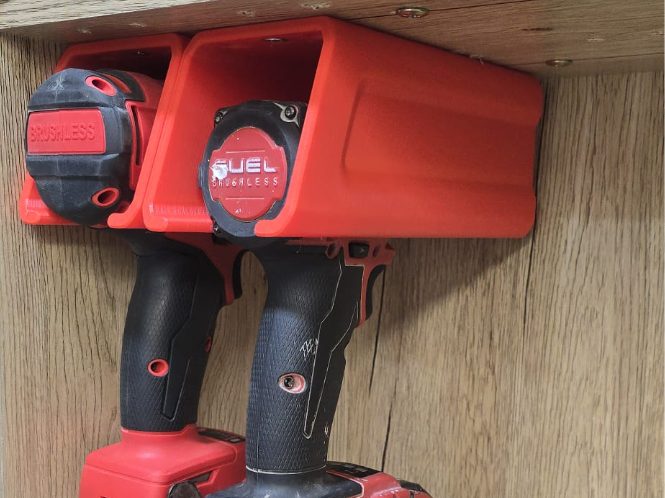 Under Shelf Power Tool Holder Fits Milwaukee &More