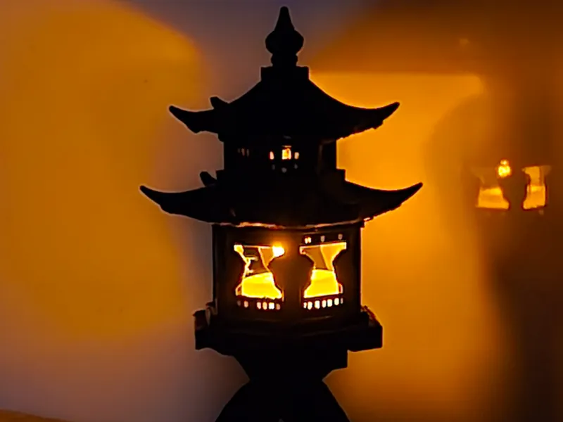 X base Japanese lantern