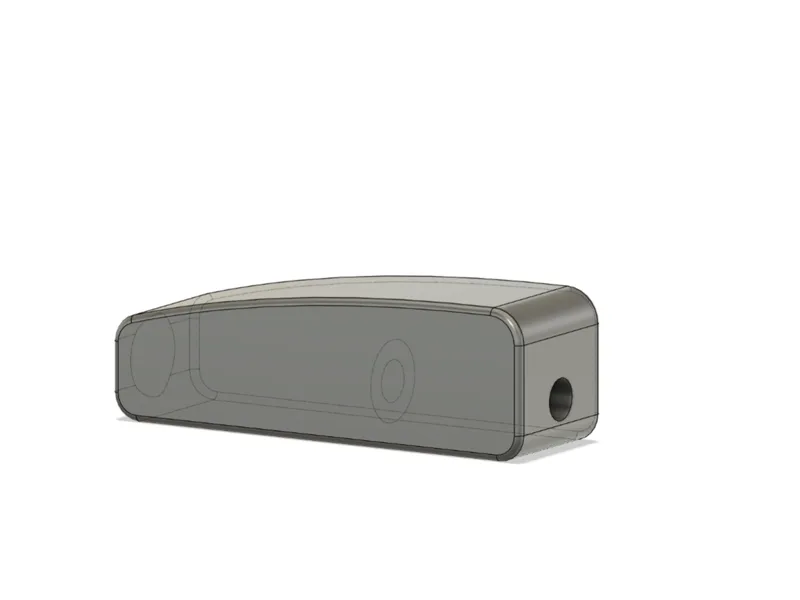 Curtain end cap