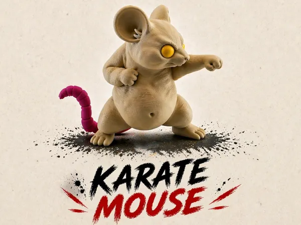 Фигурка Karate Mouse
