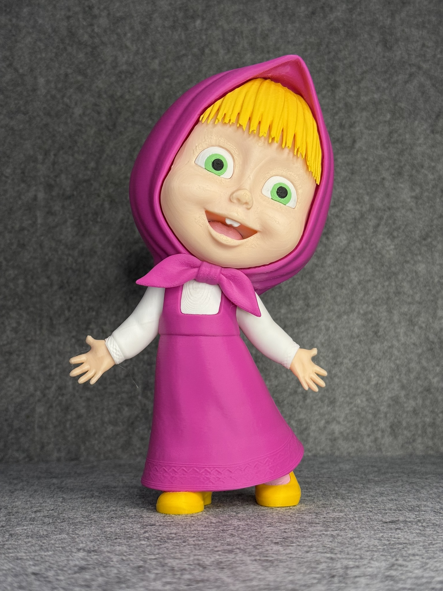 Masha and the Bear – 24 cm Figure | NO AMS Needed - 1
