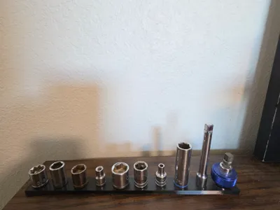 1/4" socket holder x 10