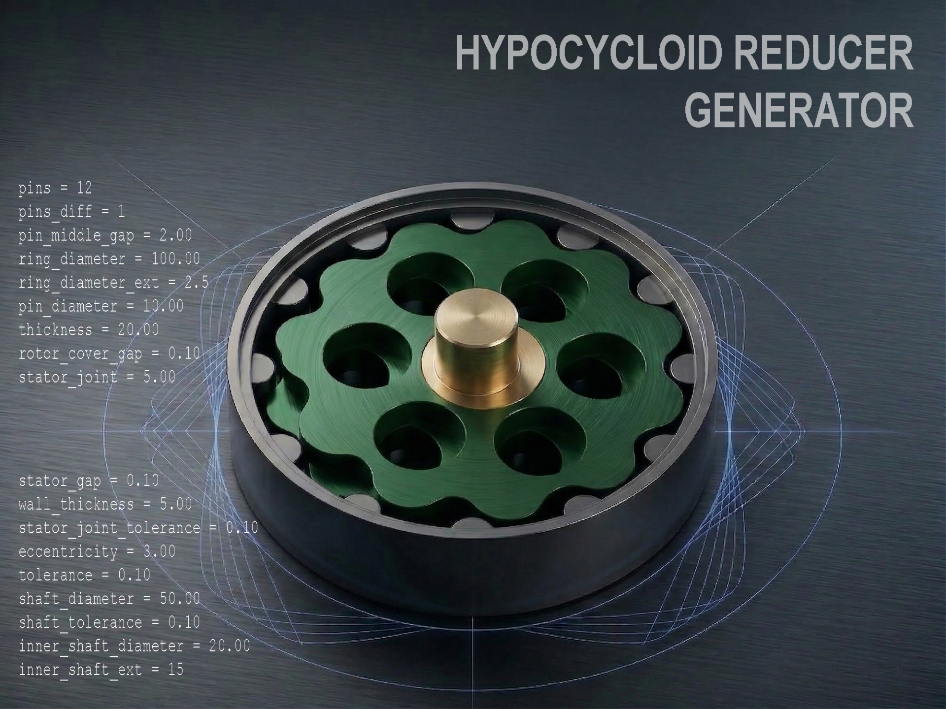 Hypocycloid Reducer Generator