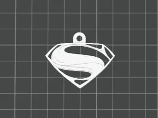 Superman MOS Key Ring
