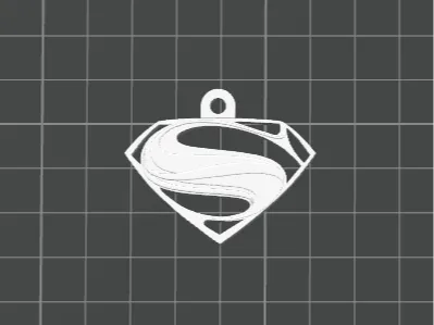 Superman MOS Key Ring