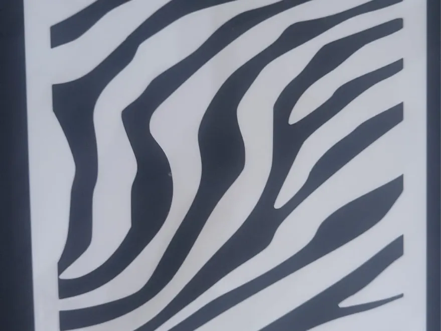 Zebra wall stencil - Free 3D Print Model - MakerWorld